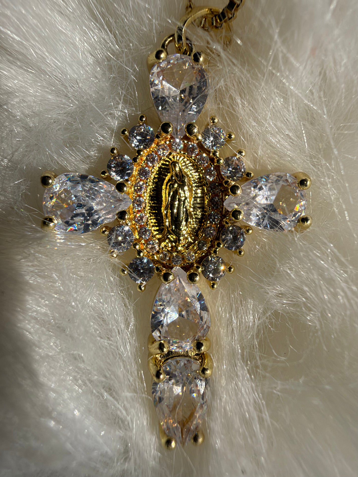 Collier Croix Protectrice