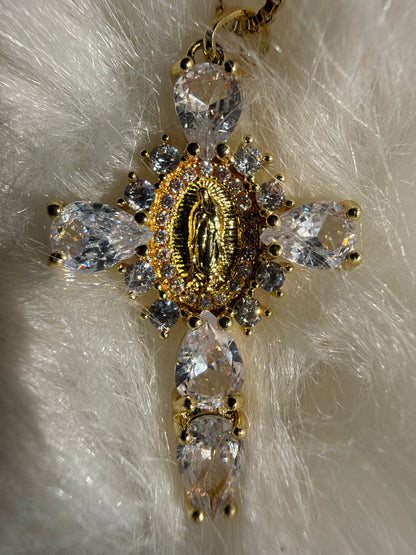 Collier Croix Protectrice