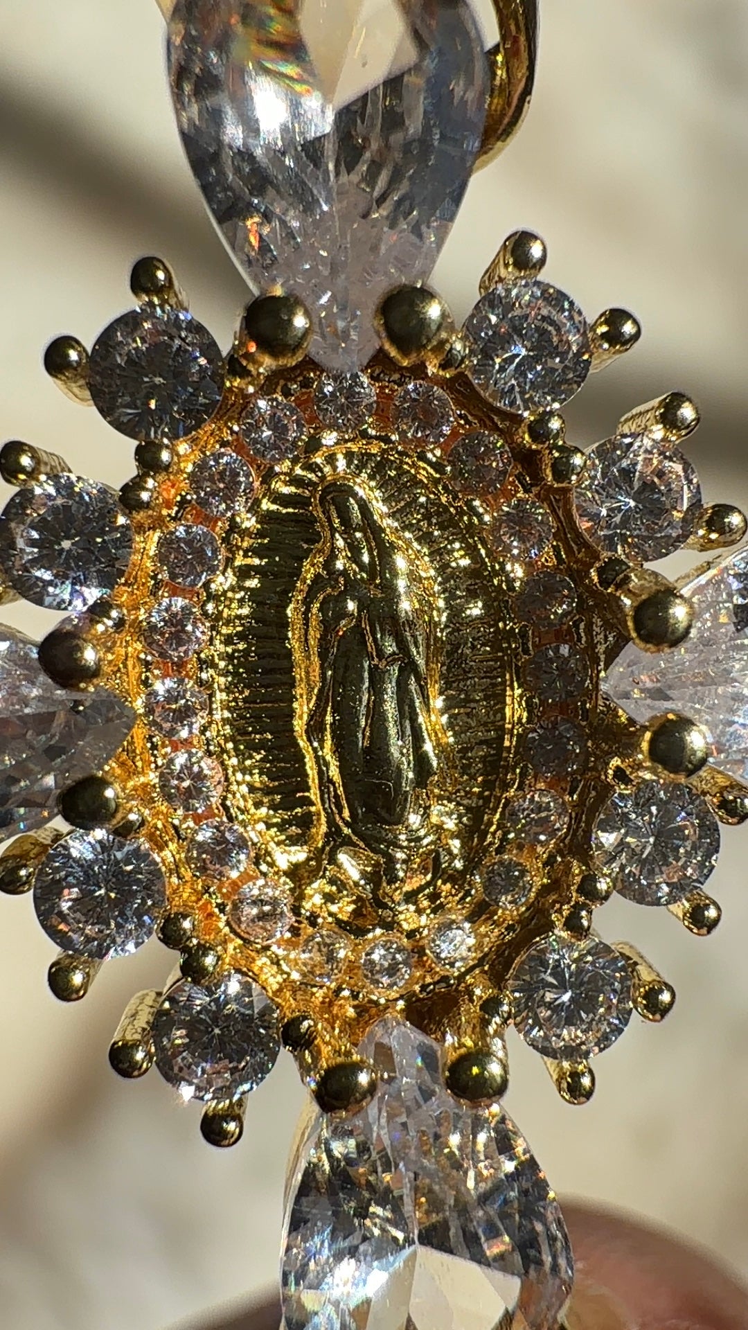 Collier Croix Protectrice